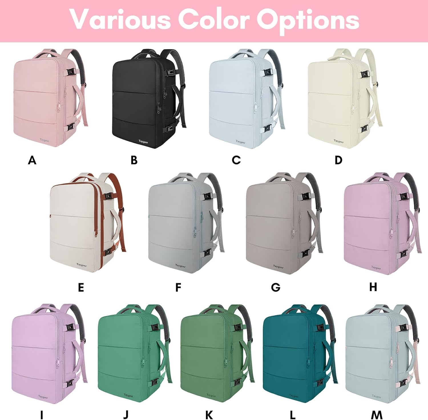 Taygeer Women's Travel Backpack