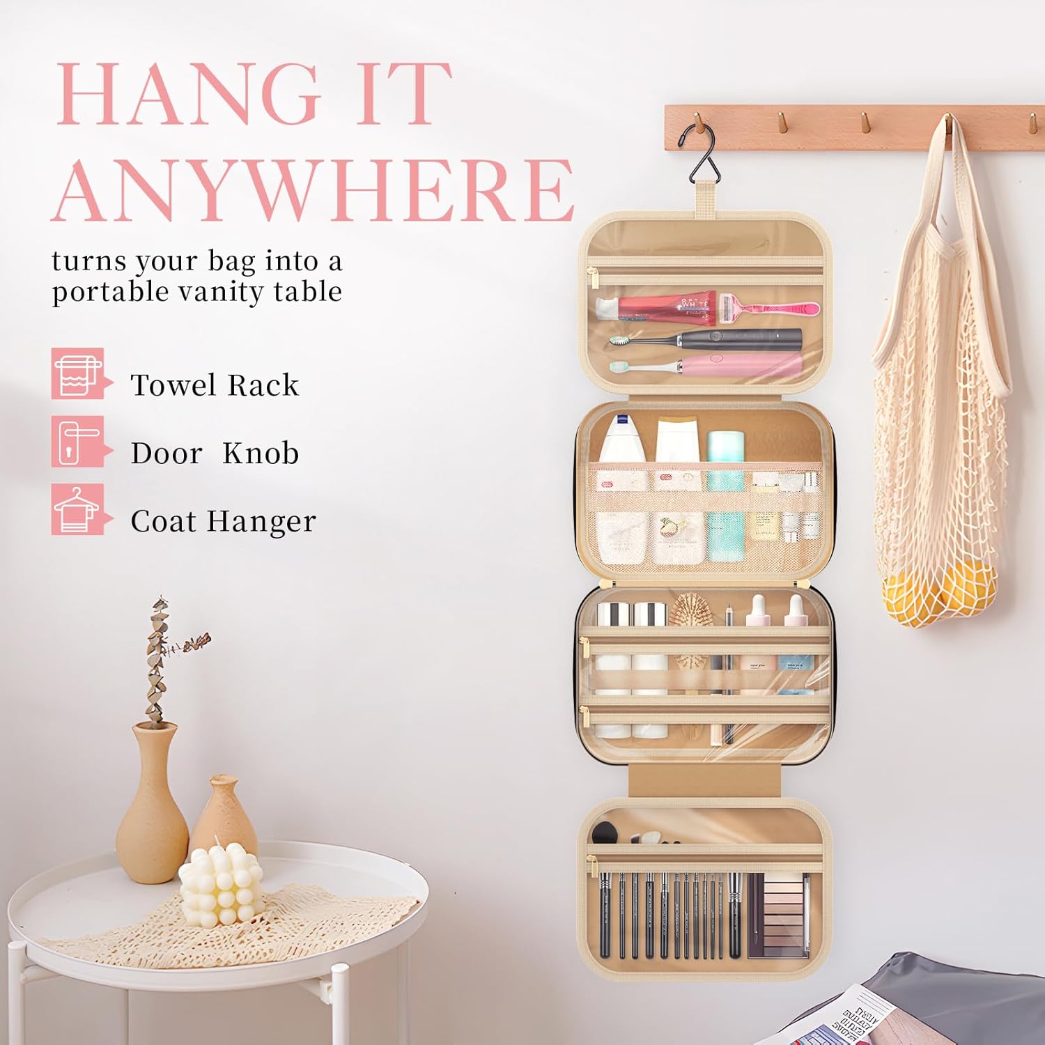 Hanging Travel Toiletry Organizer